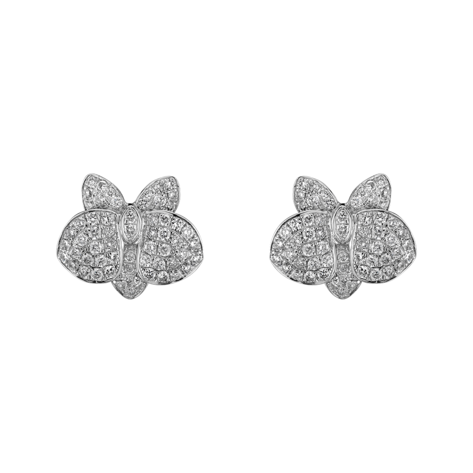 Náušnice s diamantmi First Lady