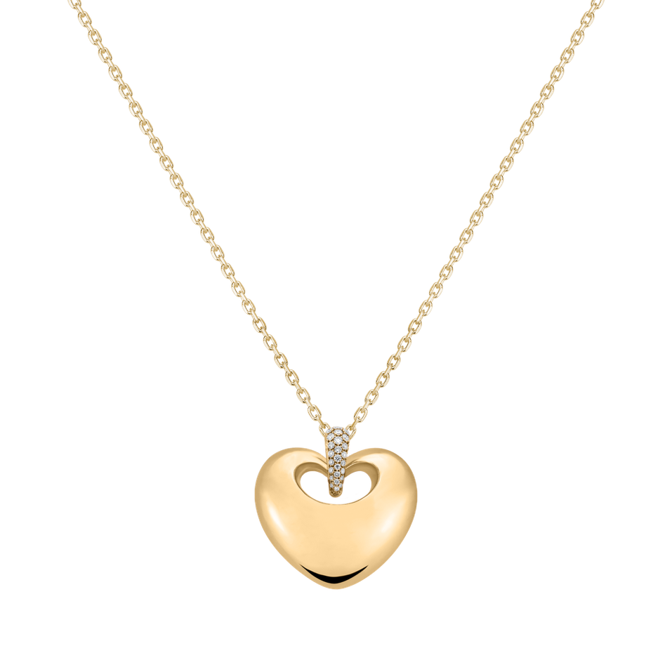 Přívěsok s diamantmi Love Mania