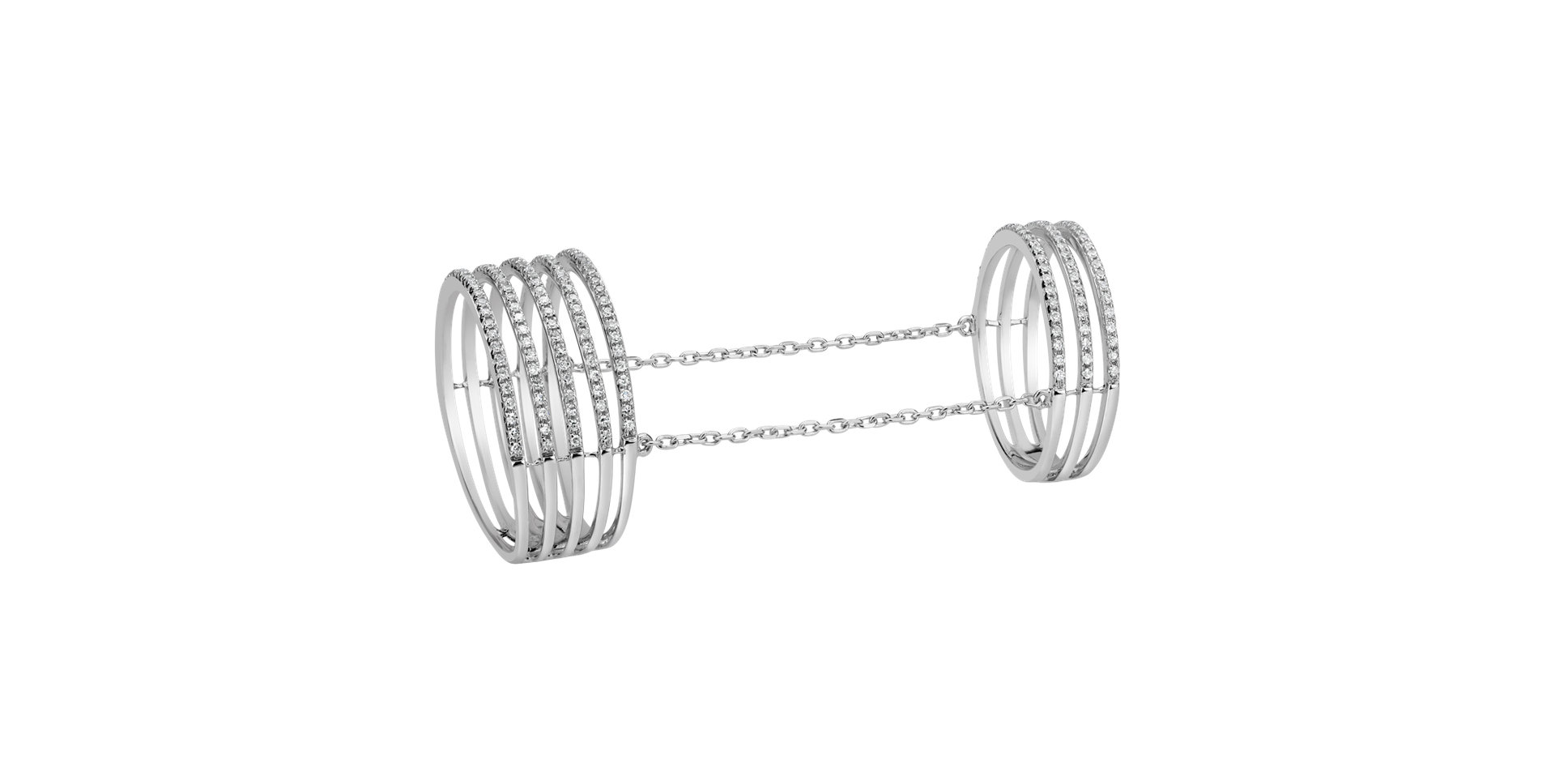 Prsteň s diamantmi Luxury Theano