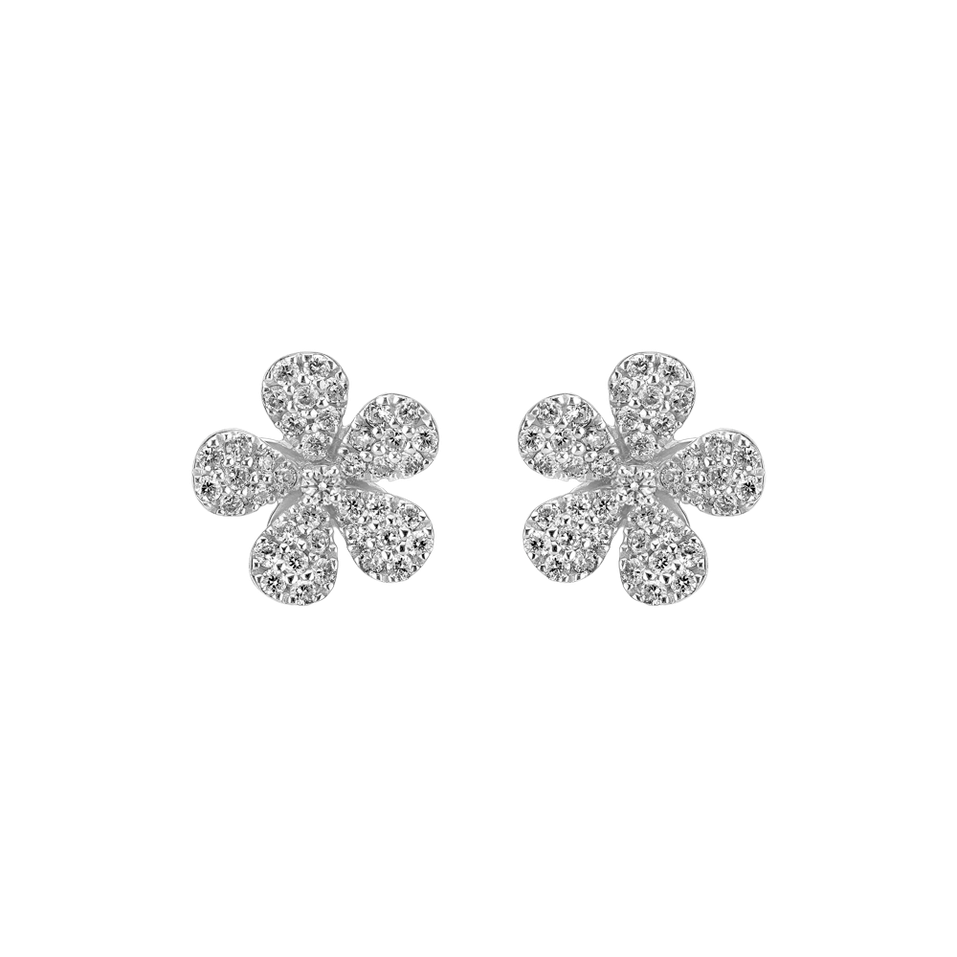 Náušnice s diamantmi Miss Daisy