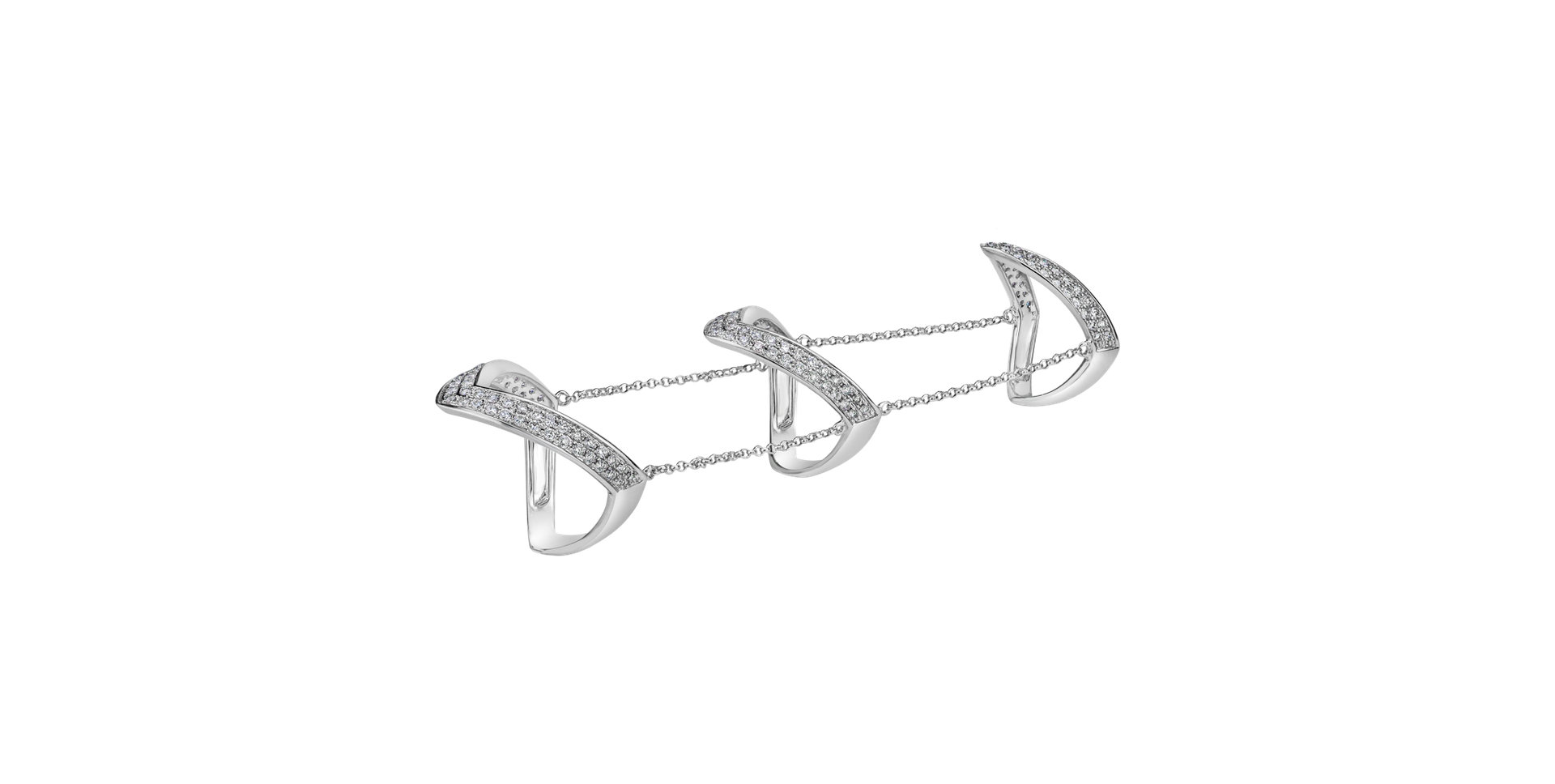 Prsteň s diamantmi Goddess Achelois