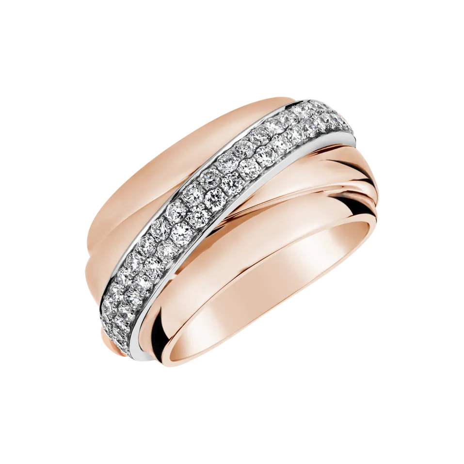Prsteň s diamantmi Starshine Glam