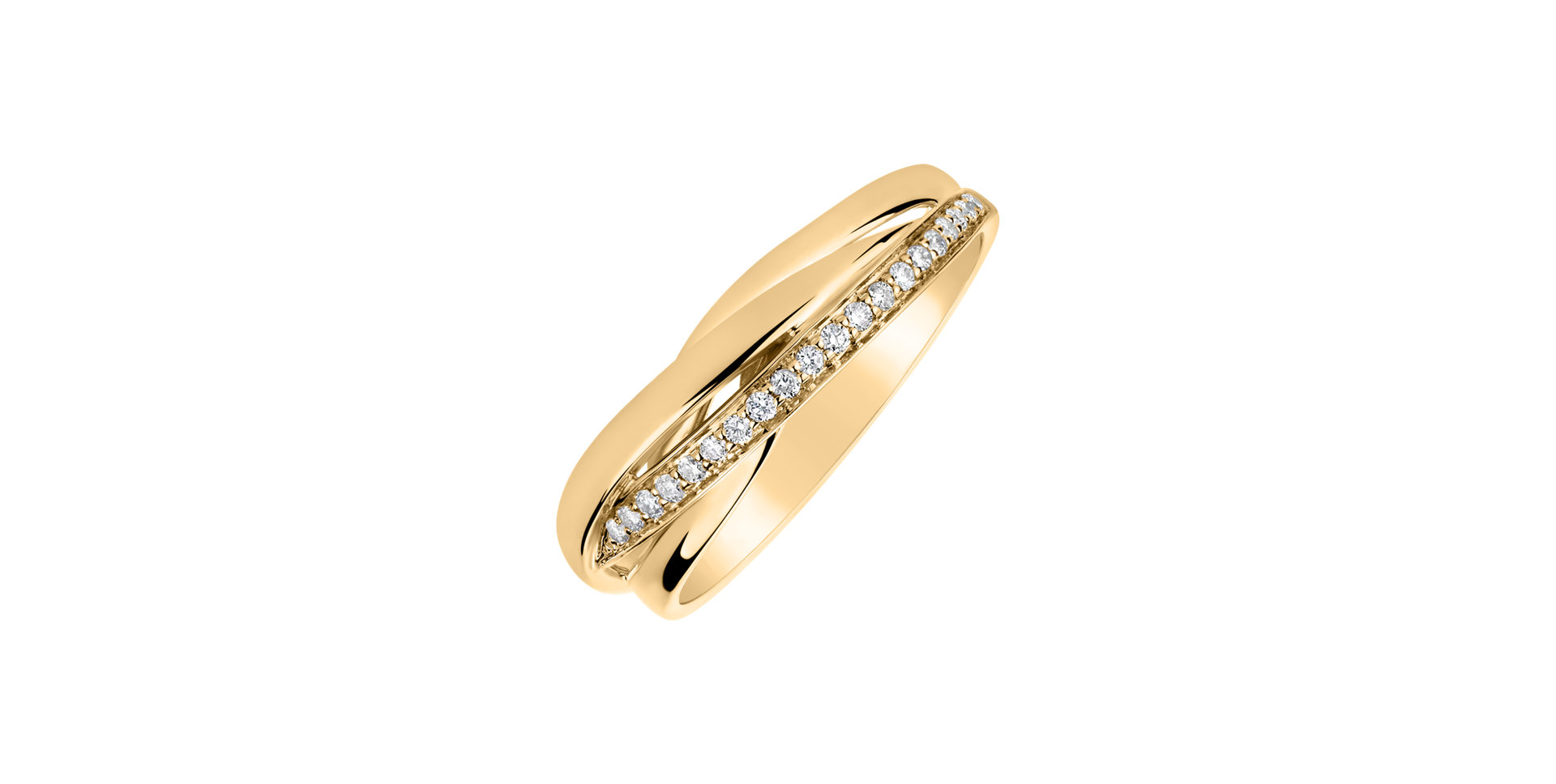 Prsteň s diamantmi Dream Message