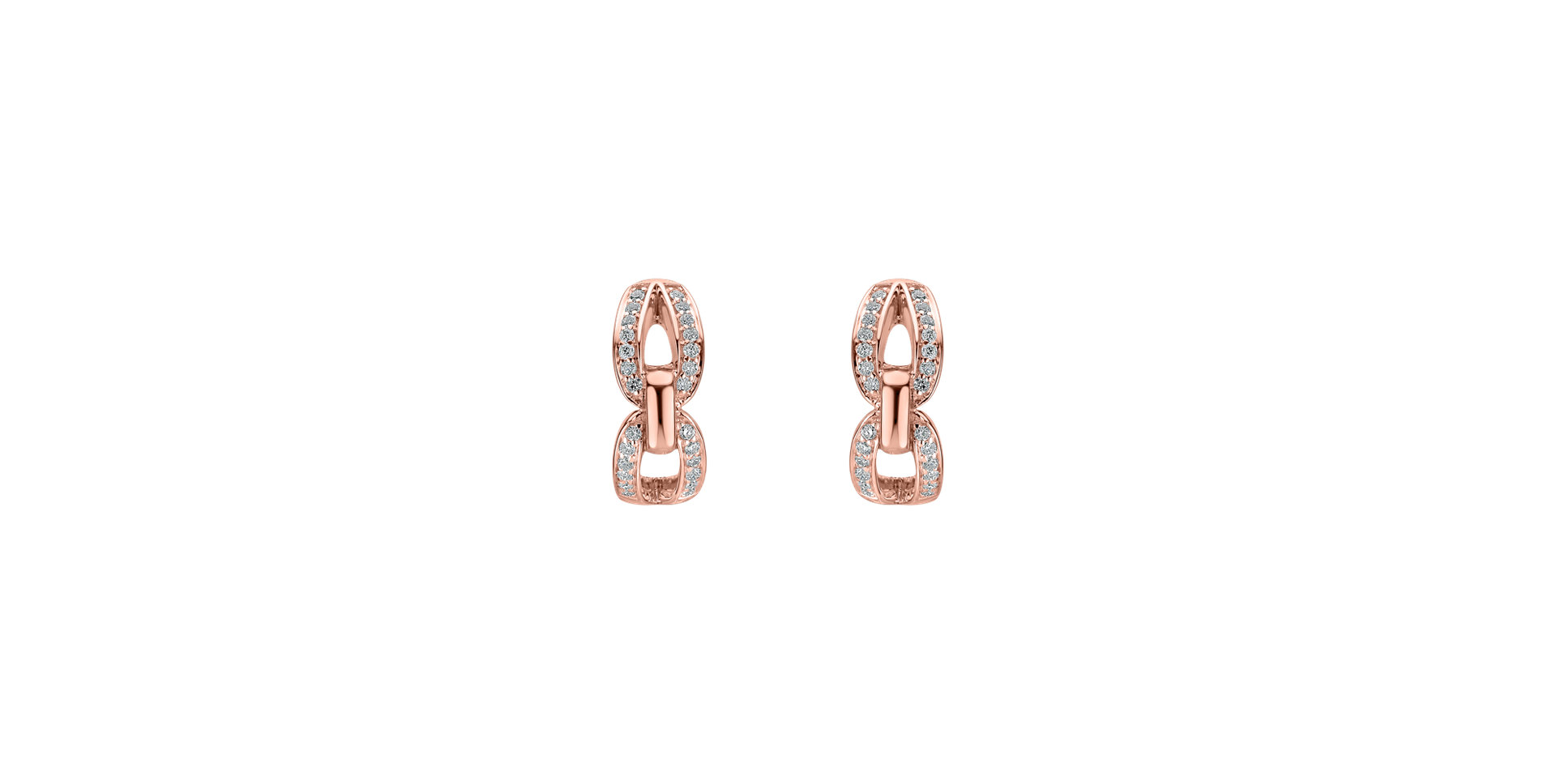 Náušnice s diamantmi Moonlight Pleasure