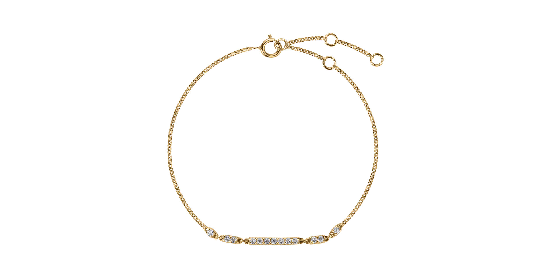 Náramok s diamantmi Guillaume