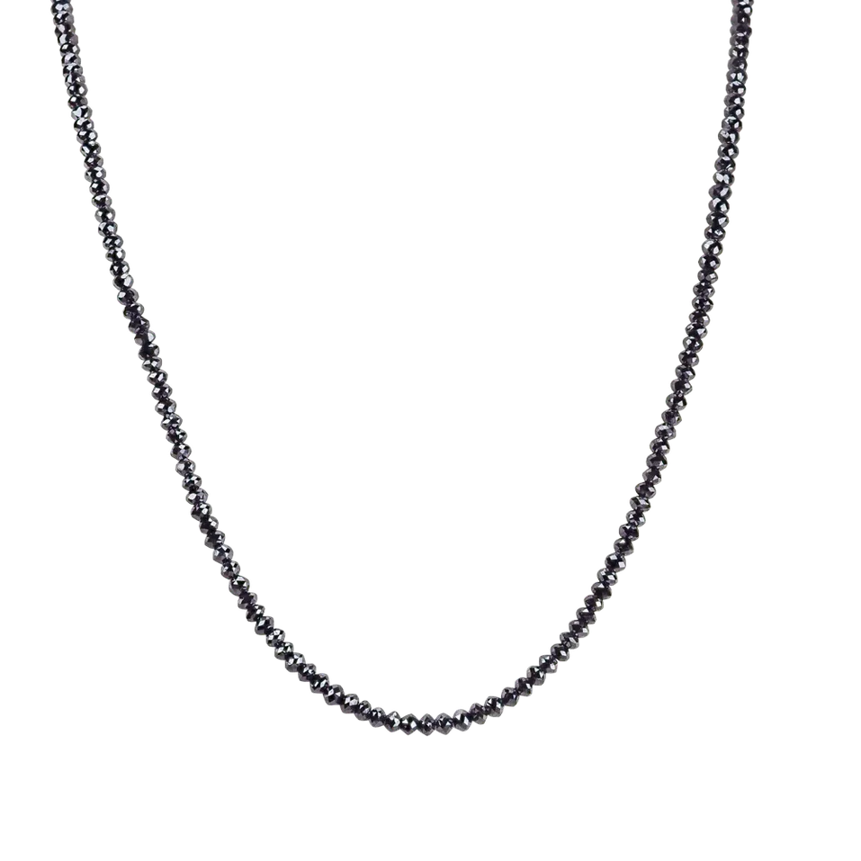 Náhrdelník s čiernymi diamantmi Night Jewel