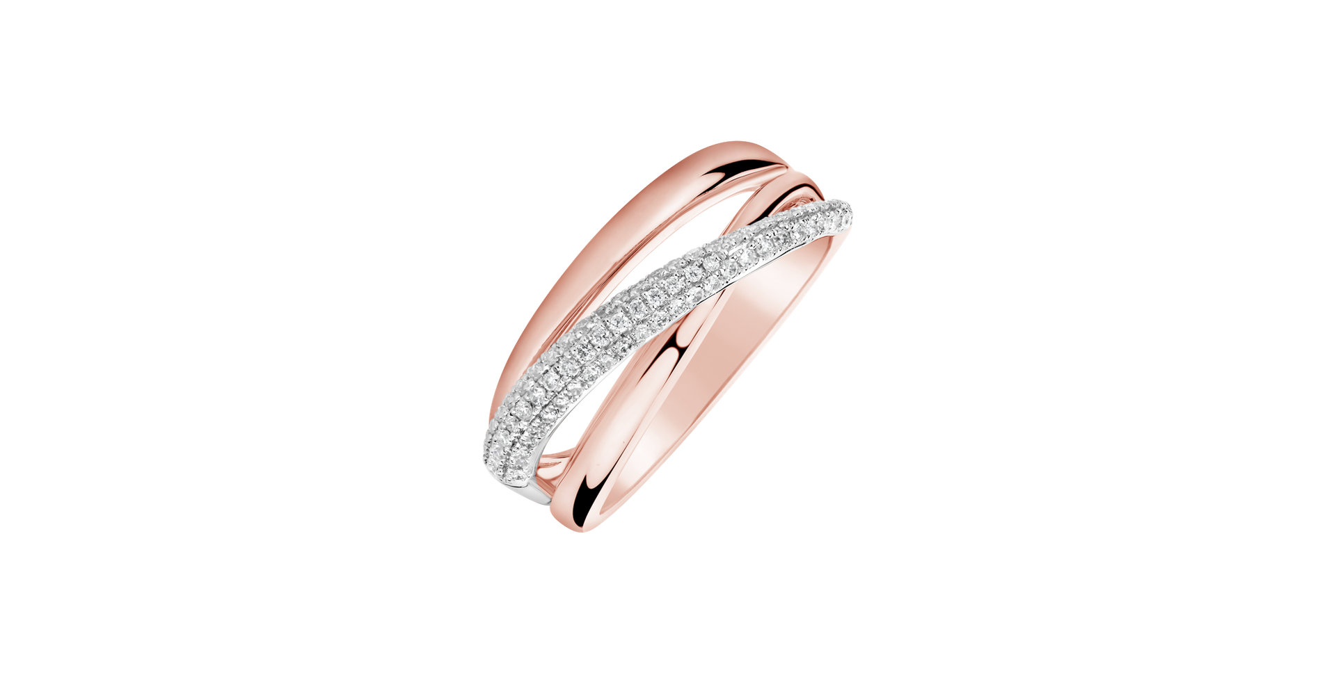 Prsteň s diamantmi Royal Labyrinth