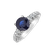 Prsteň s zafírom a diamantmi Cleopatra Love2