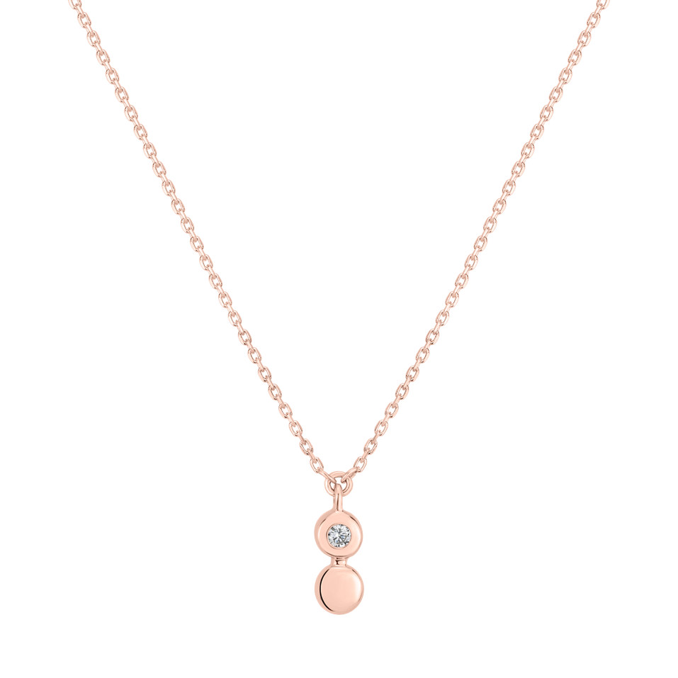 Náhrdelník s diamantom Witching Dots