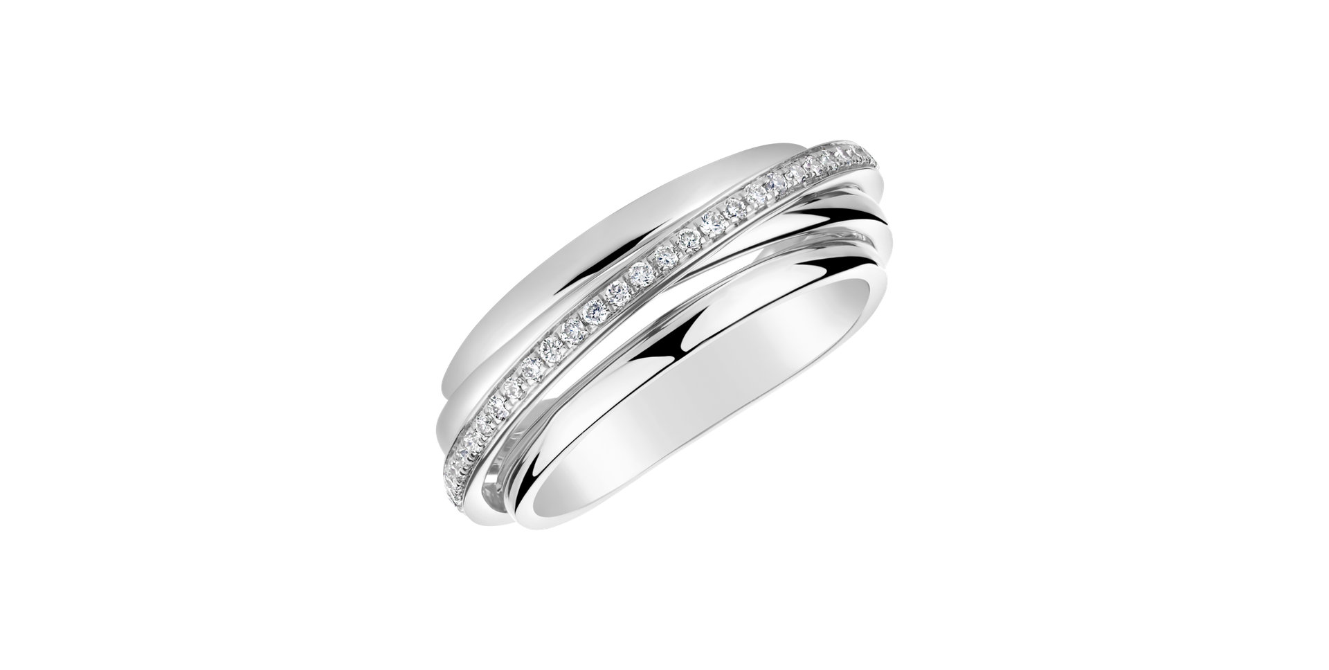 Prsteň s diamantmi Princess Dawn