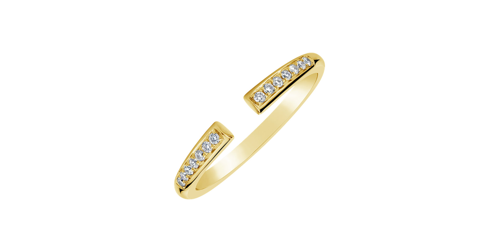 Prsteň s diamantmi Eleanor