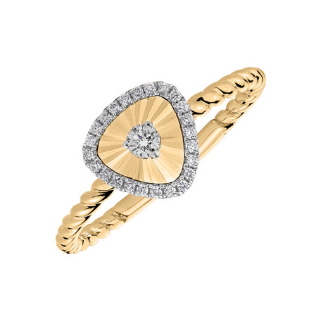 Prsteň s diamantmi Luxury Caress