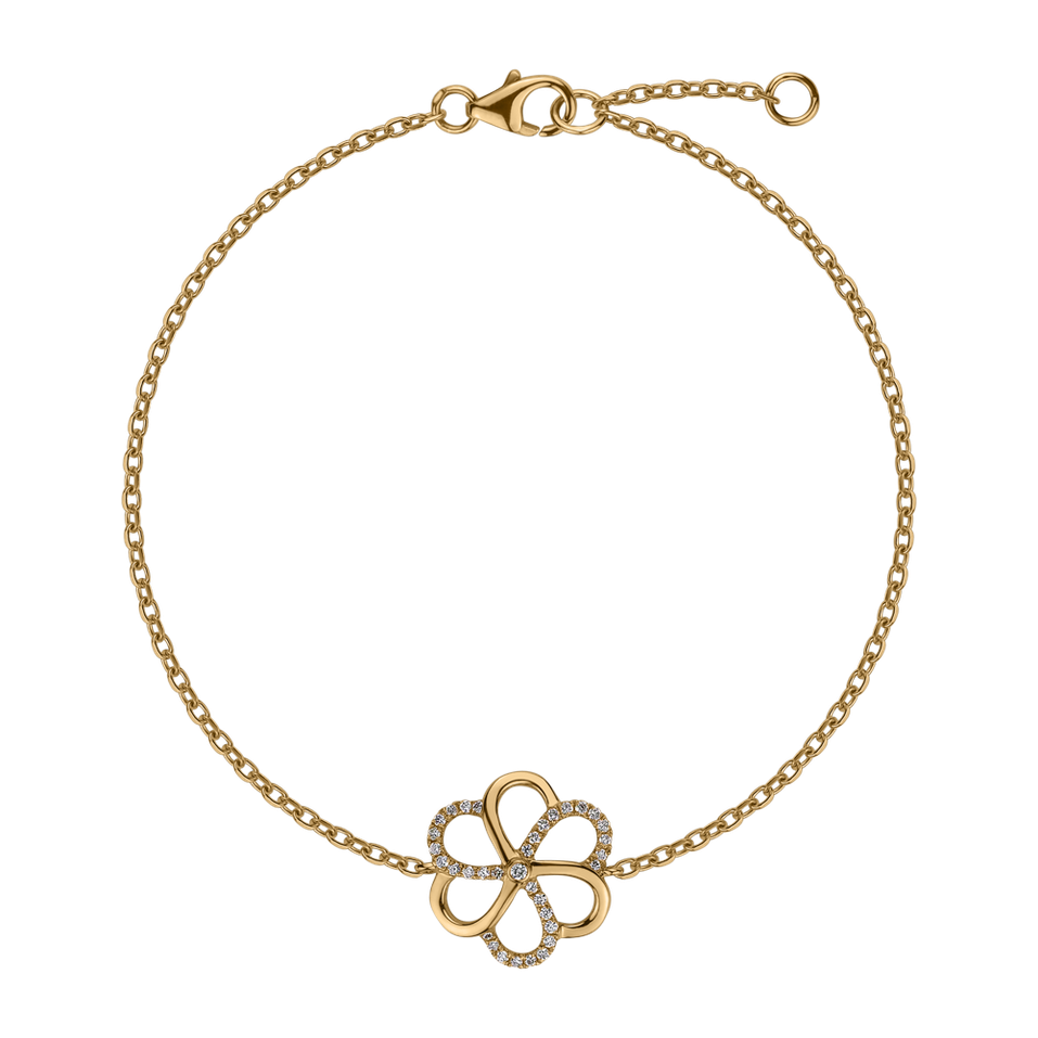 Náramok s diamantmi Auricula