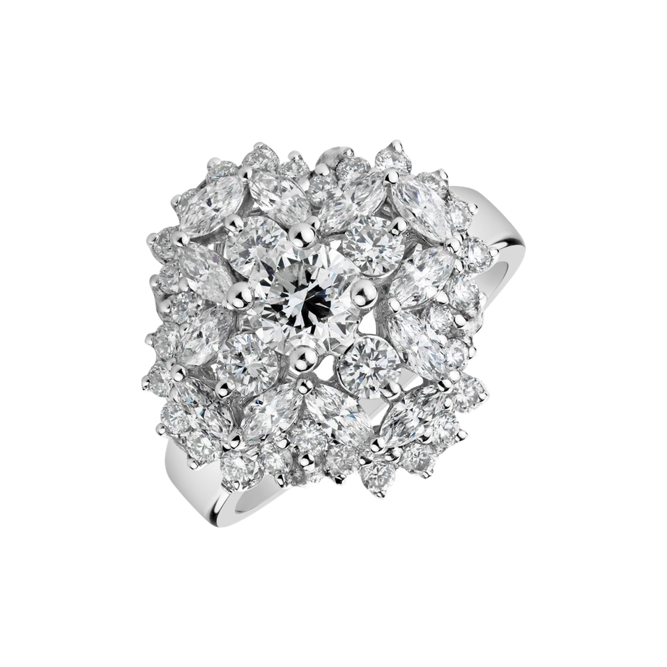 Prsteň s diamantmi Felipan