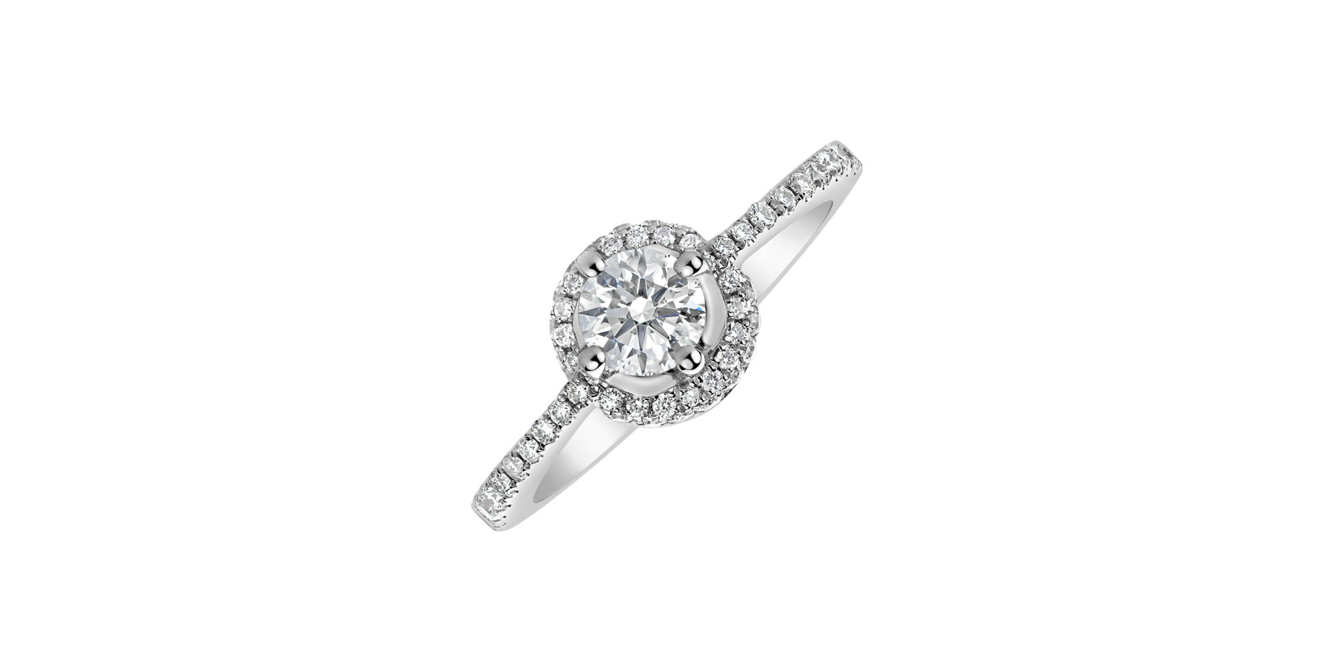 Prsteň s diamantmi Frost Queen