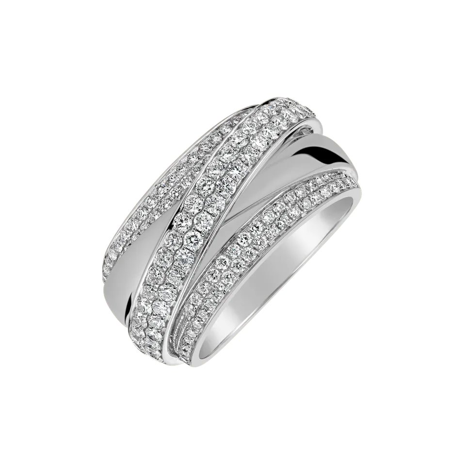 Prsteň s diamantmi Starshine Glam