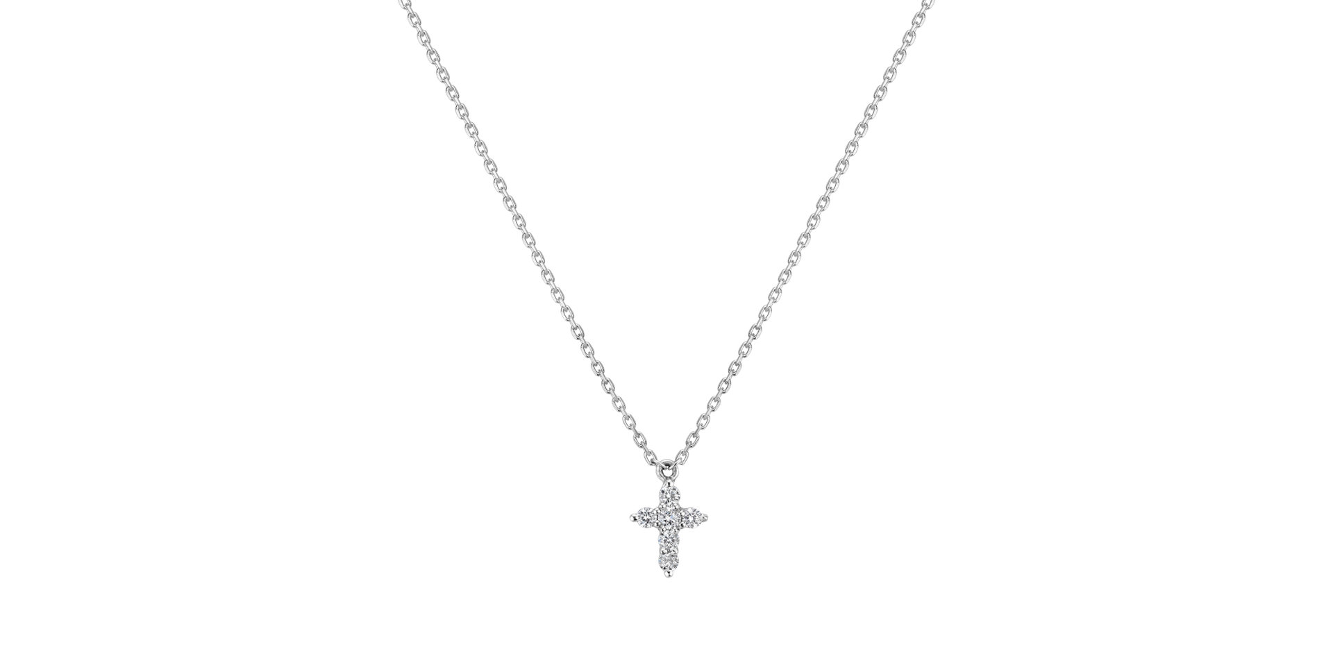 Náhrdelník s diamantmi Damla