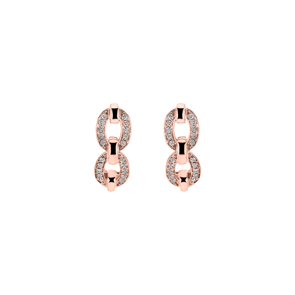 Náušnice s diamantmi Moonlight Pleasure