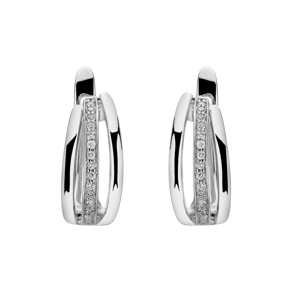 Náušnice s diamantmi Vanessa