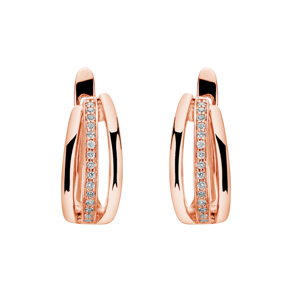 Náušnice s diamantmi Vanessa