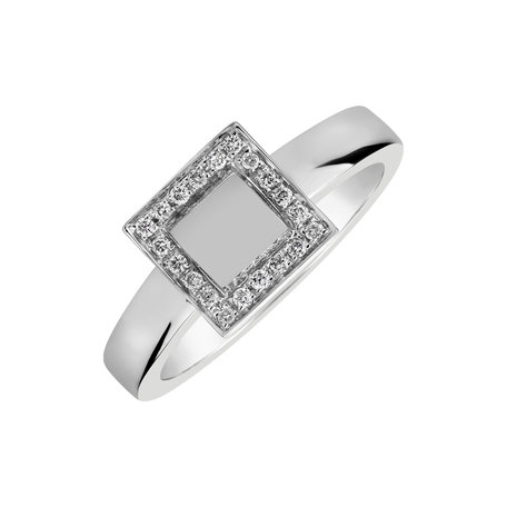 Prsteň s diamantmi Sun Space