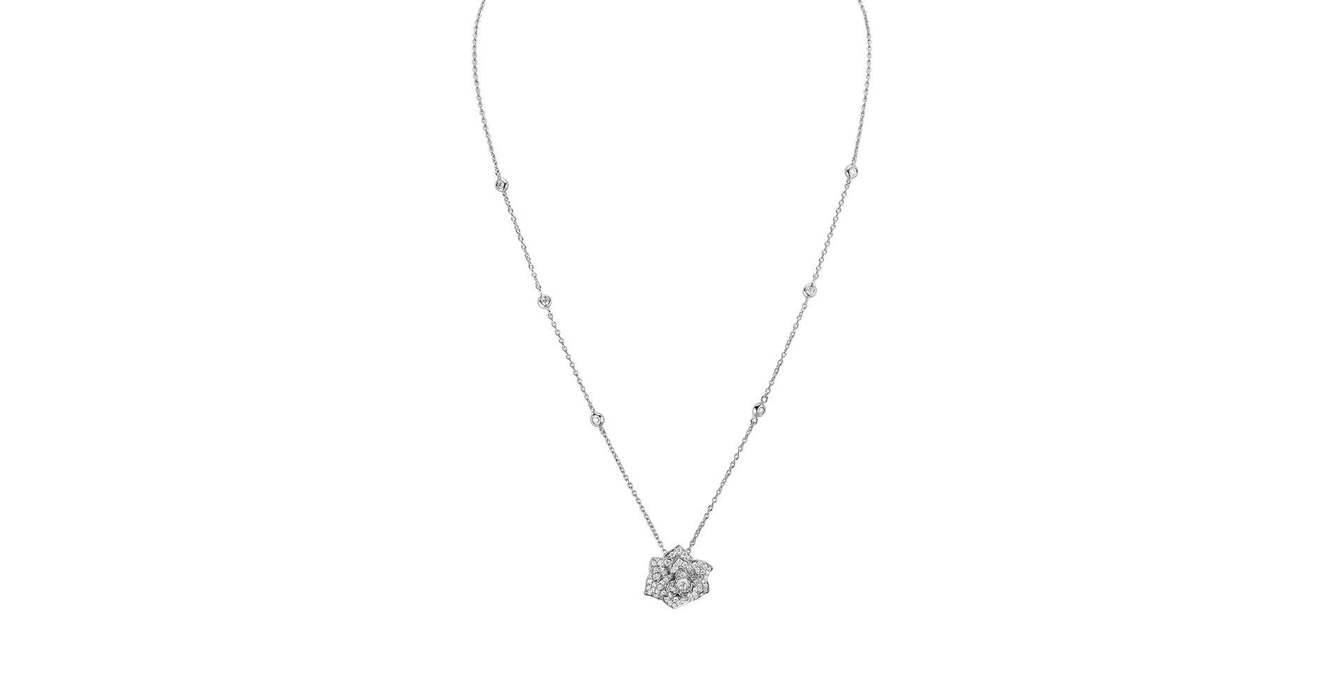 Náhrdelník s diamantmi Dendrobium Orchid