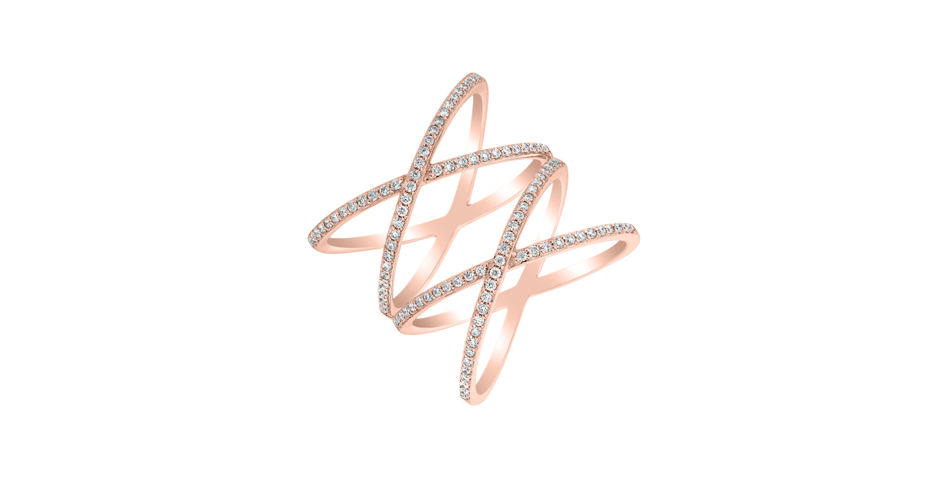 Prsteň s diamantmi Angel Lure