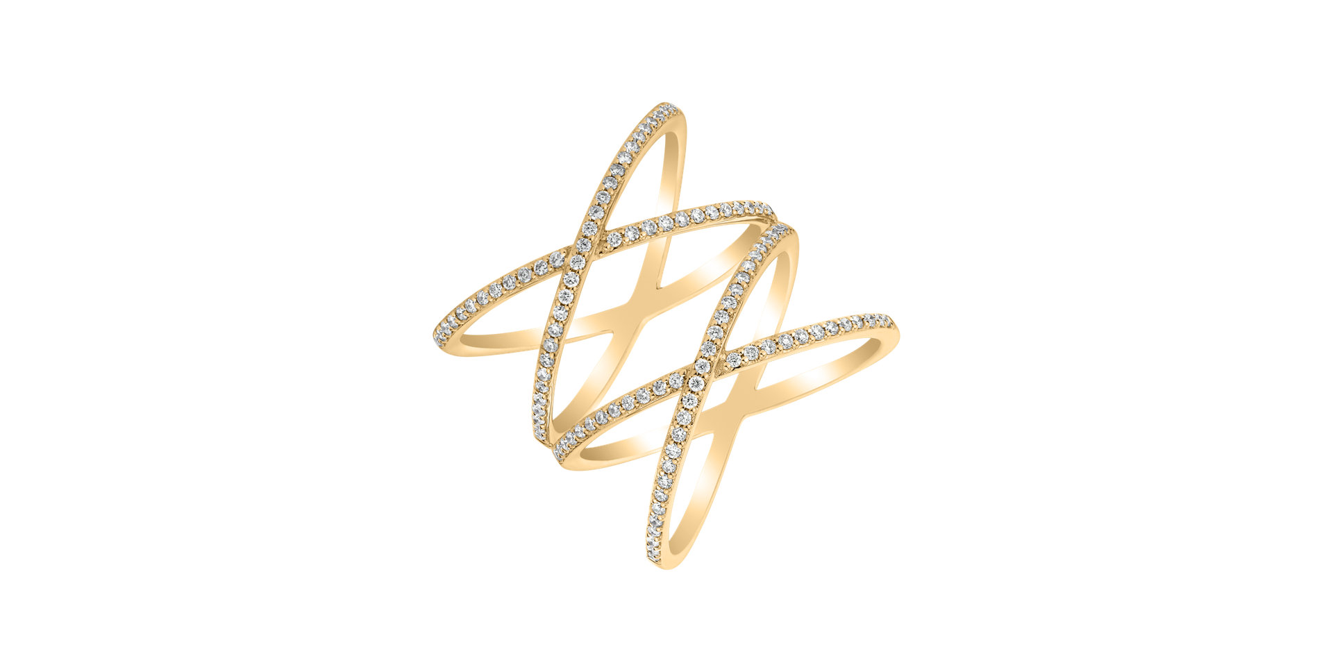 Prsteň s diamantmi Angel Lure