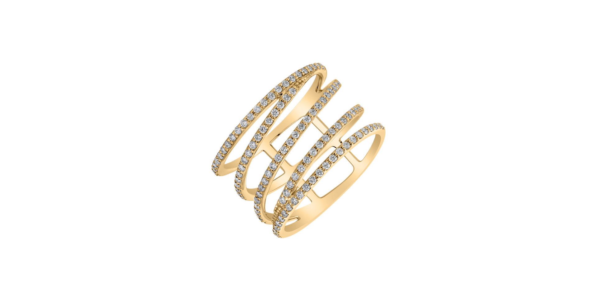 Prsteň s diamantmi Moonlight Lure