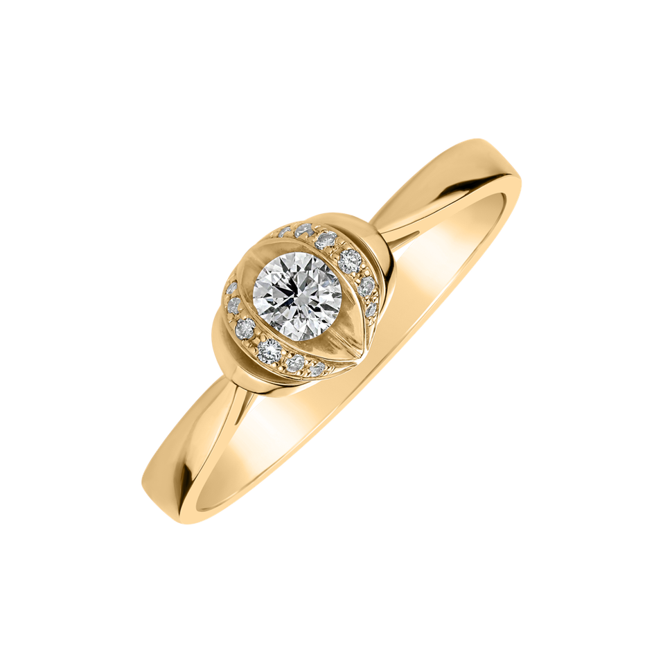 Prsteň s diamantmi Virgin Melody