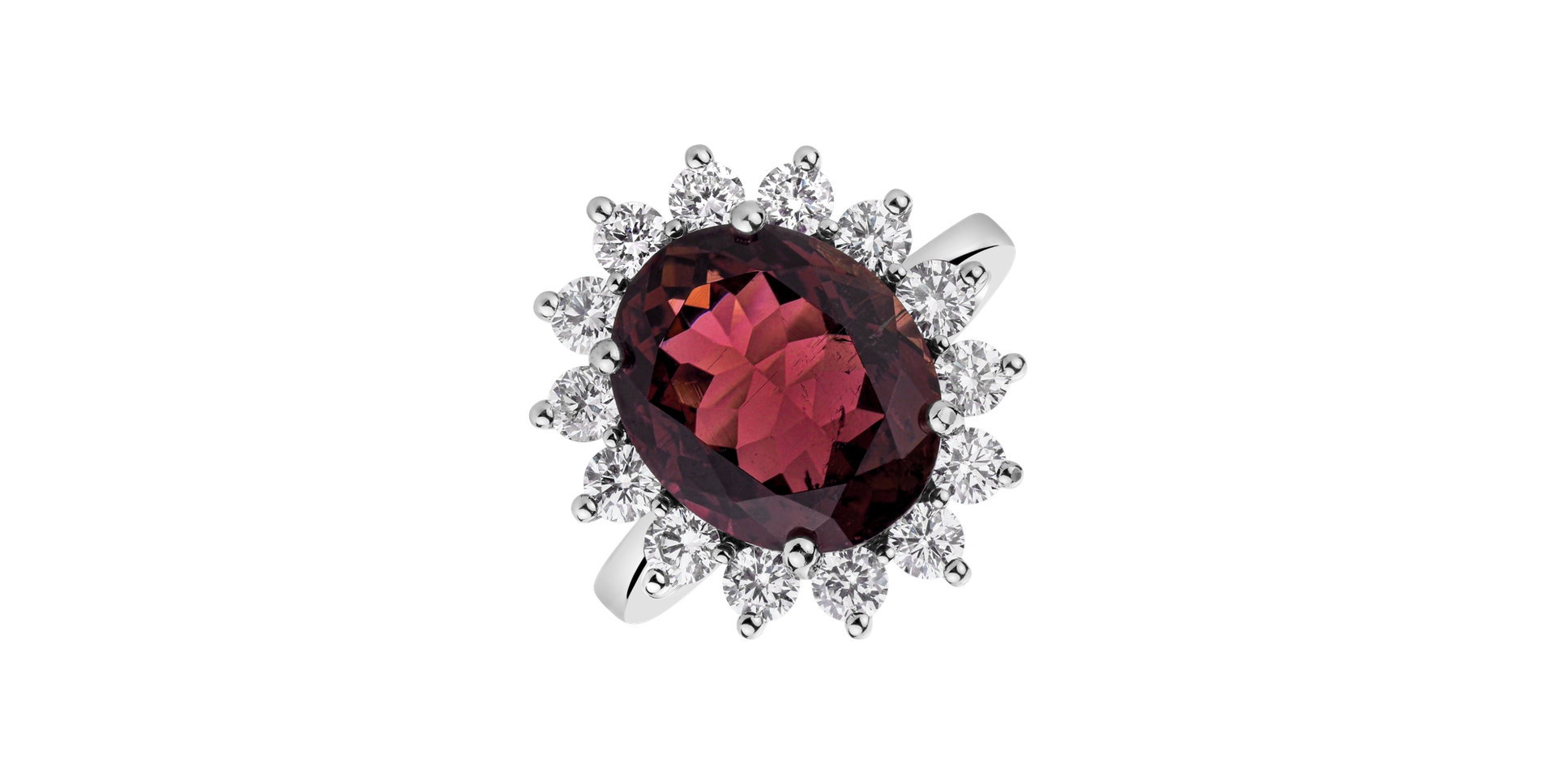 Prsteň s turmalínom a diamantmi Sparkling Passion