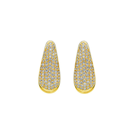 Náušnice s diamantmi Charming Gem