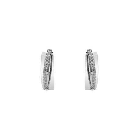 Náušnice s diamantmi Magical Ray