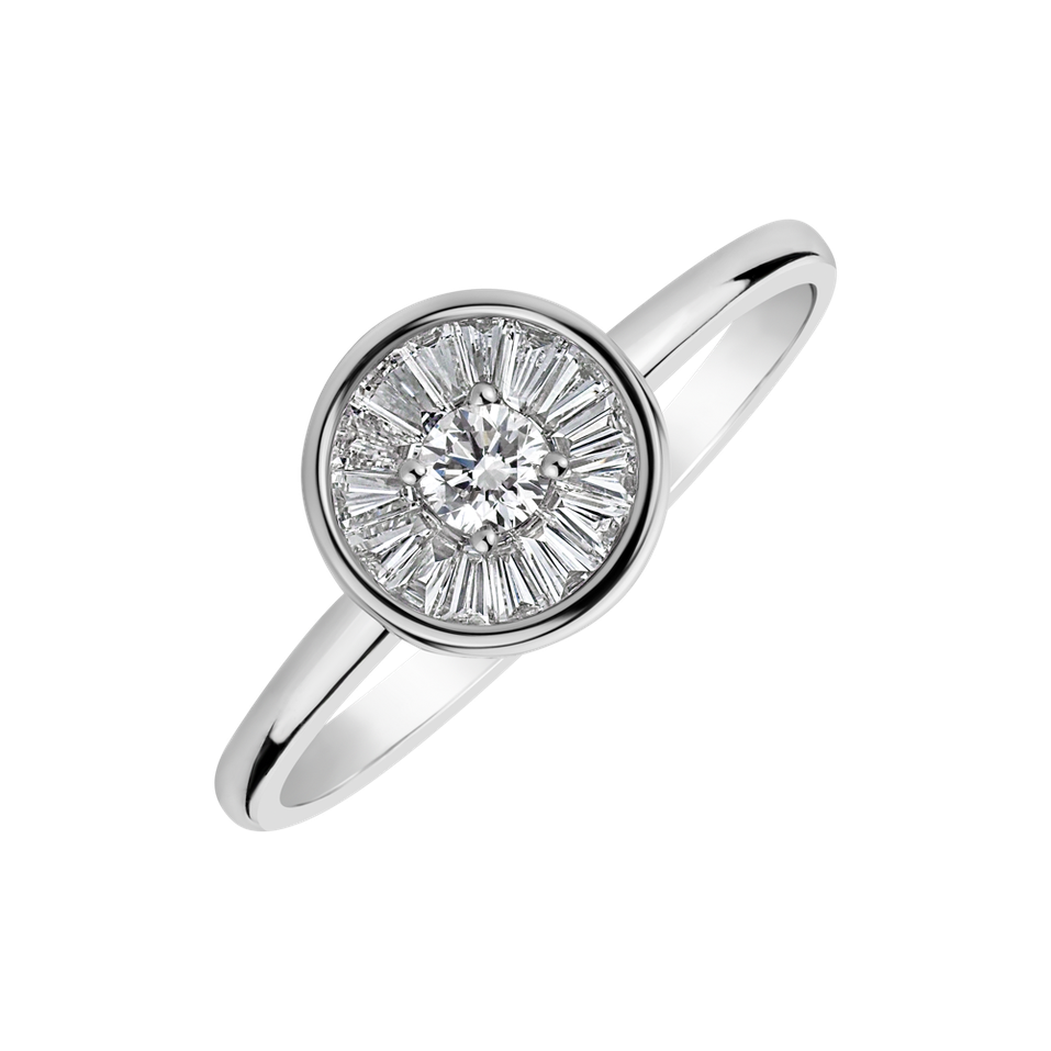 Prsteň s diamantmi Meleas