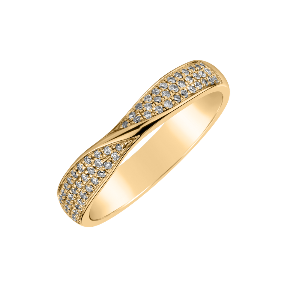 Prsteň s diamantmi Moon Fairytale