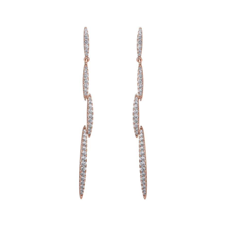 Náušnice s diamantmi Chester