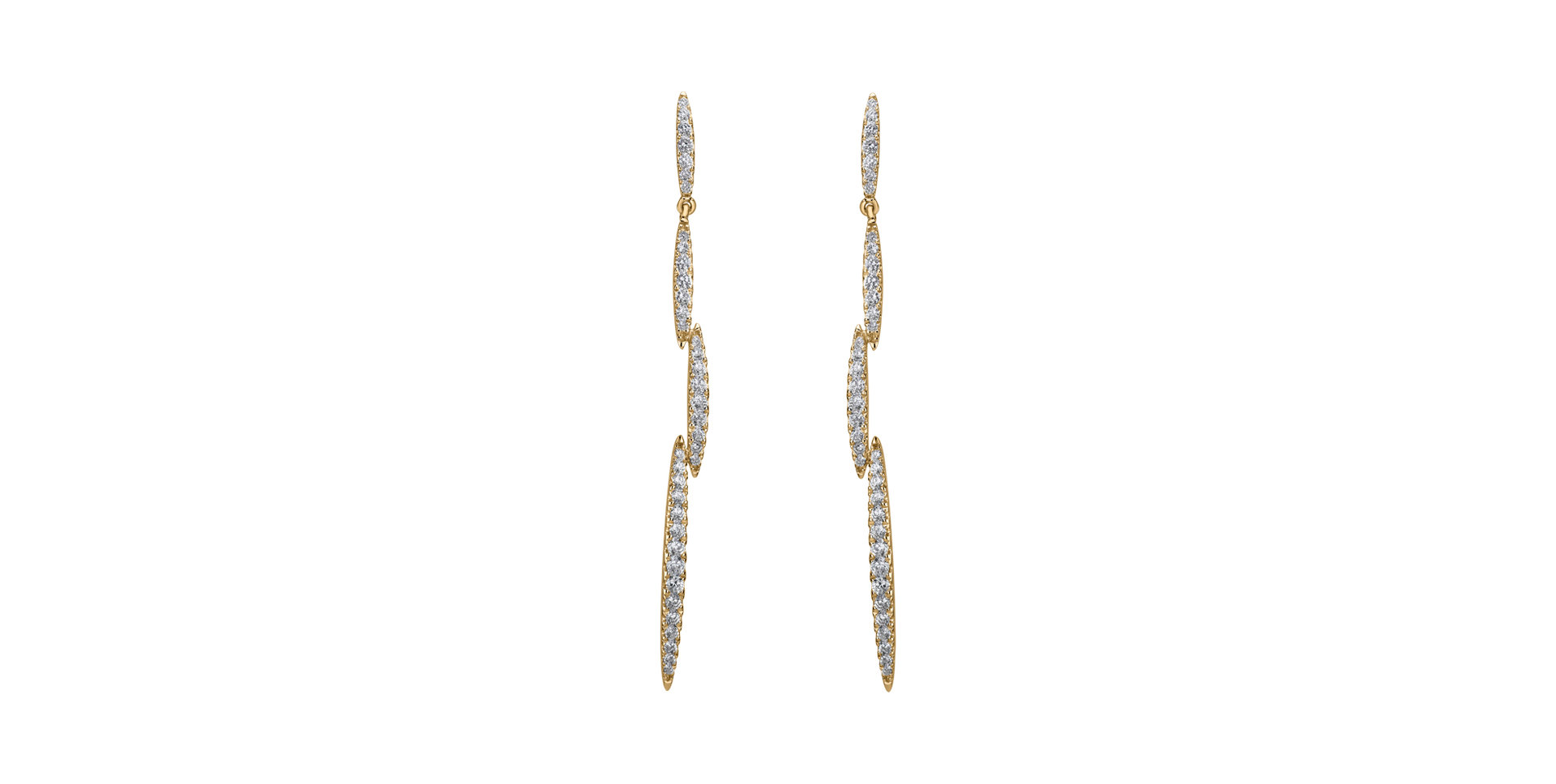 Náušnice s diamantmi Chester