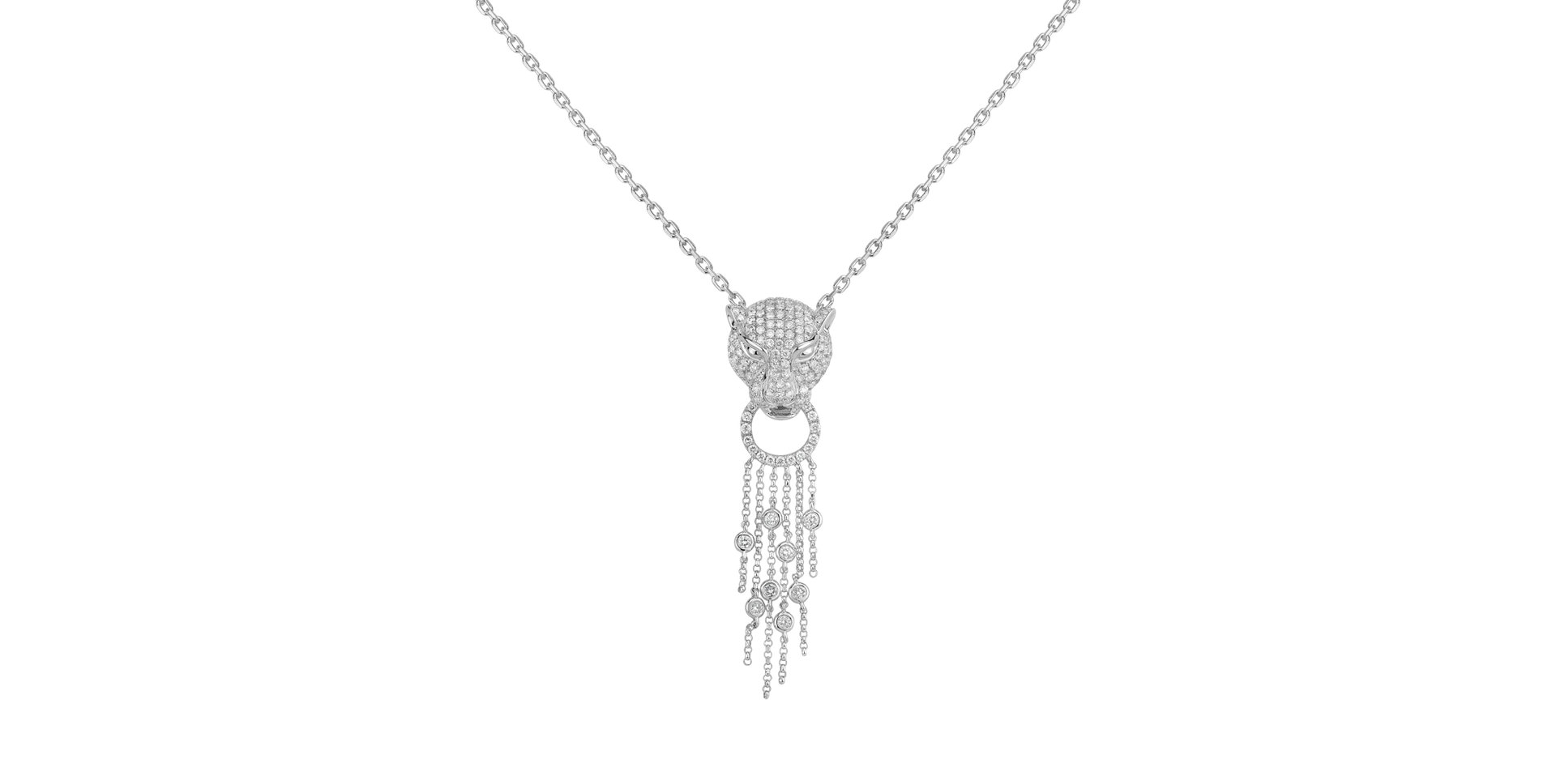 Náhrdelník s diamantmi Majestic Tiger