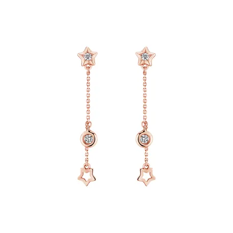 Náušnice s diamantmi Celestial Spark