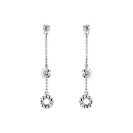 Náušnice s diamantmi Regal Reverie