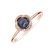 Prsteň s topásom a diamantmi Magical Lady2