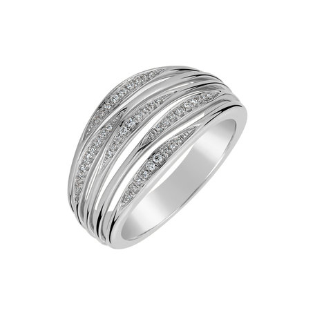 Prsteň s diamantmi Mellow Sparkle