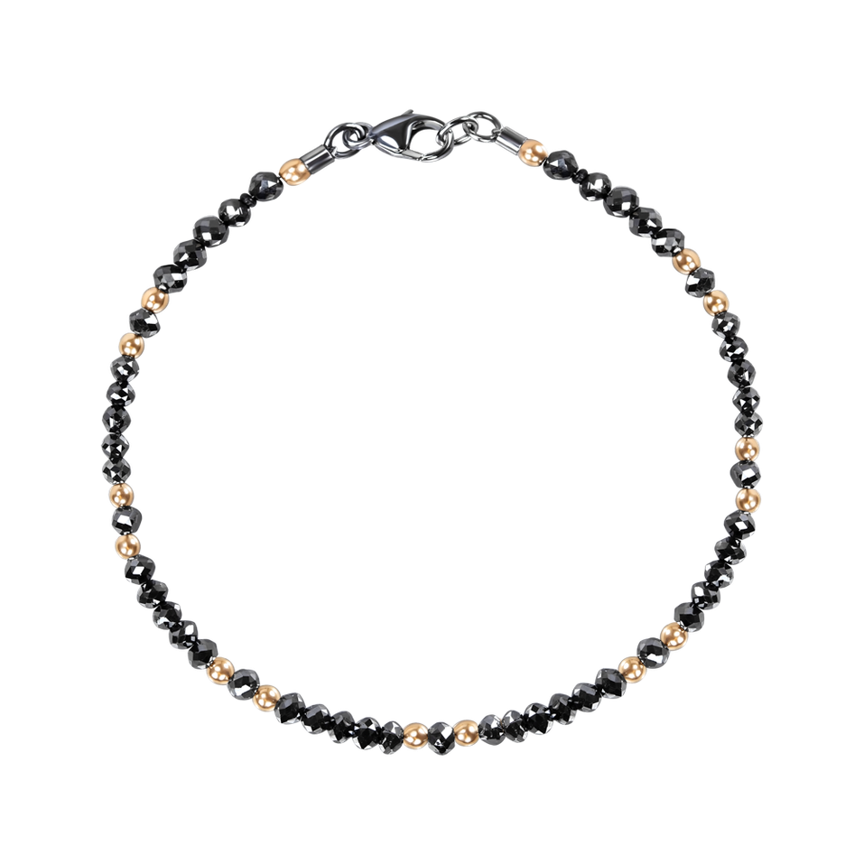 Náramok s čiernymi diamantmi Black Eminence
