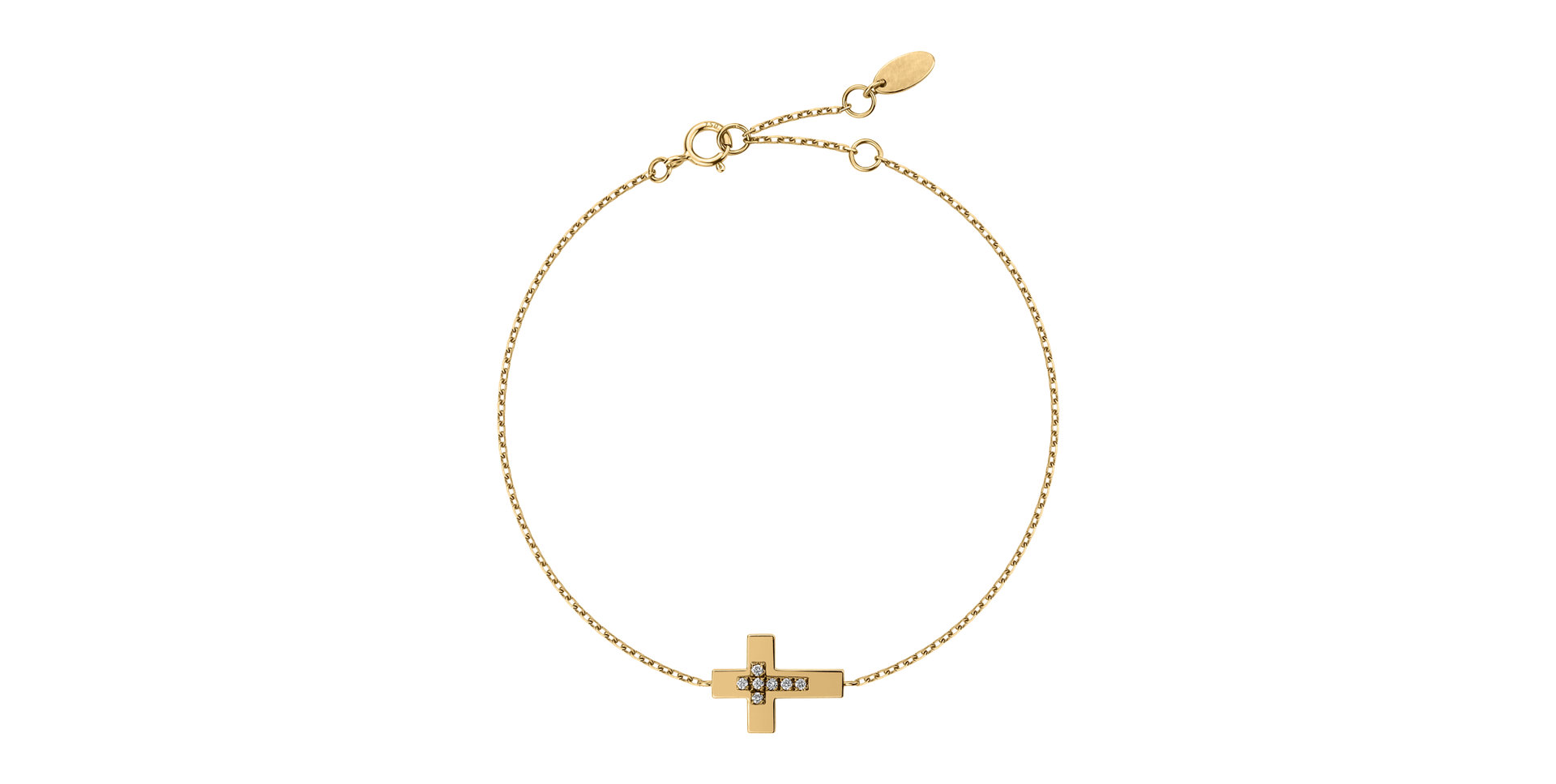 Náramok s diamantmi Cross of Infinity