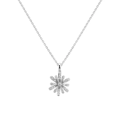 Přívěsok s diamantmi Sparkle Daisy