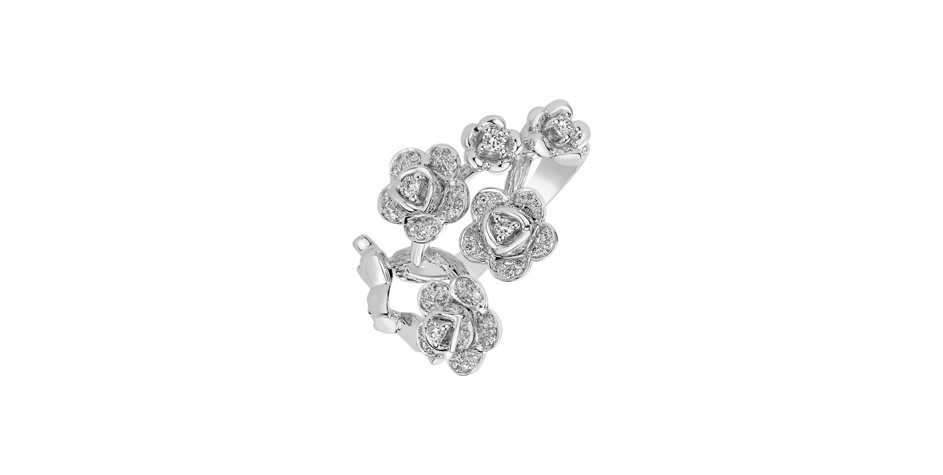 Prsteň s diamantmi Morning Sun