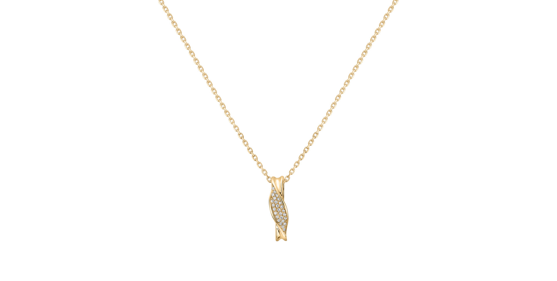 Přívěsok s diamantmi First Delight