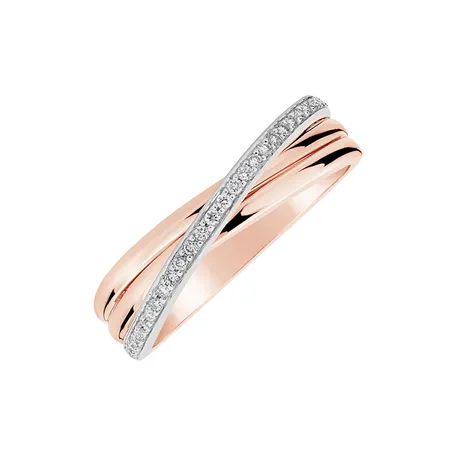 Prsteň s diamantmi Pink Paradise