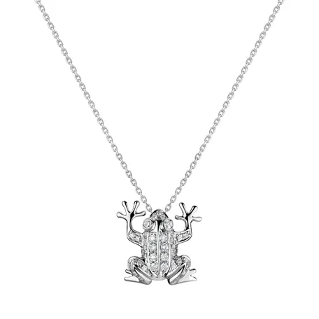 Přívěsok s diamantmi Frog Prince