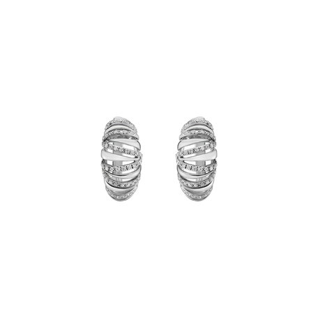 Náušnice s diamantmi Opulent Gem